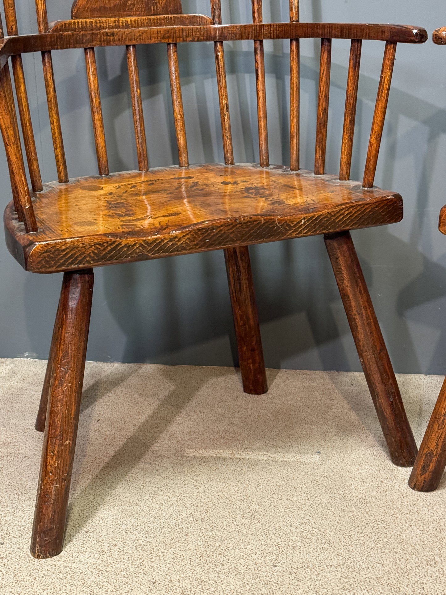 Pair of Windsor chairs