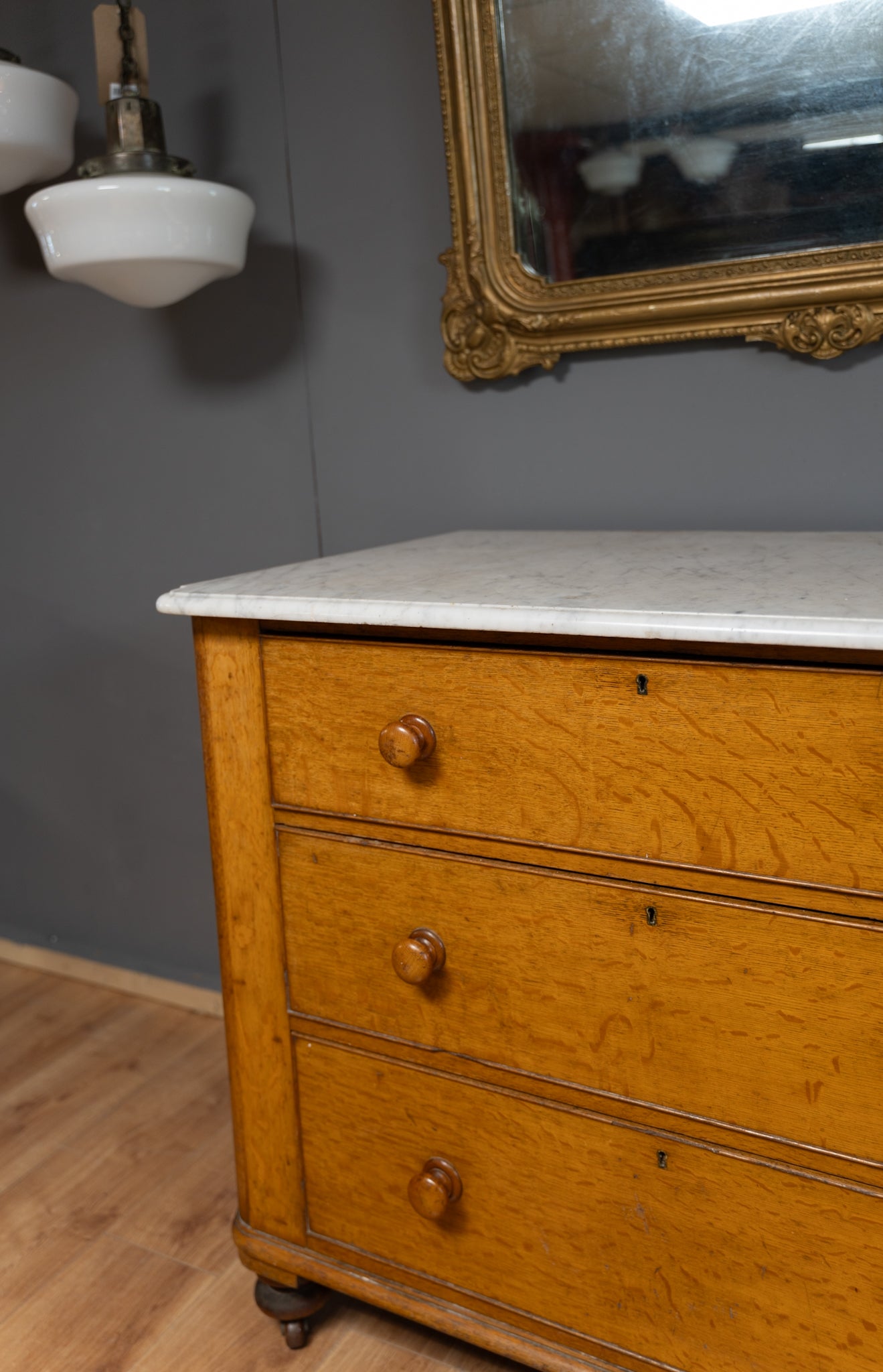 Marble Topped Chest Of Drawers