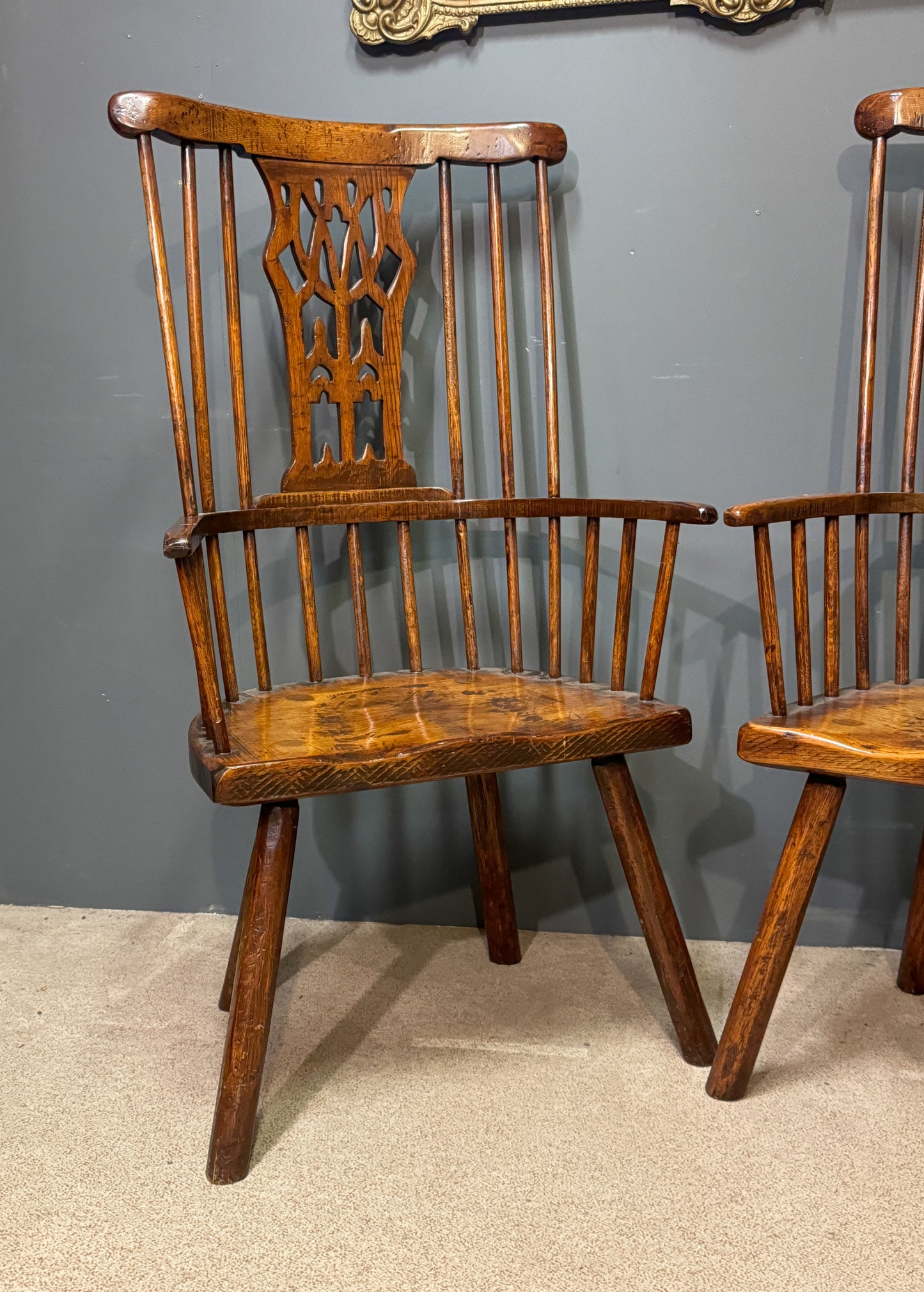 Pair of Windsor chairs