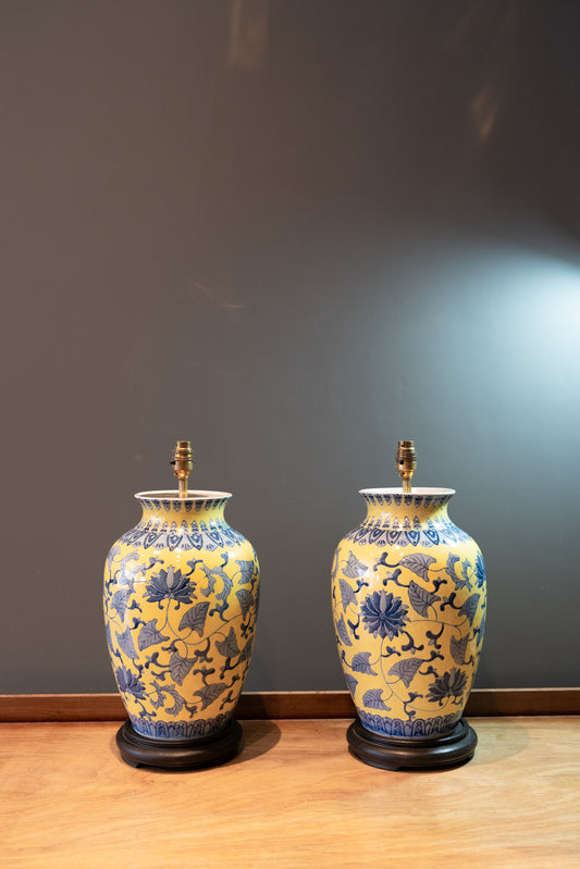 A Pair Of Decorative Lamps