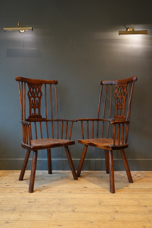 Pair of Windsor chairs