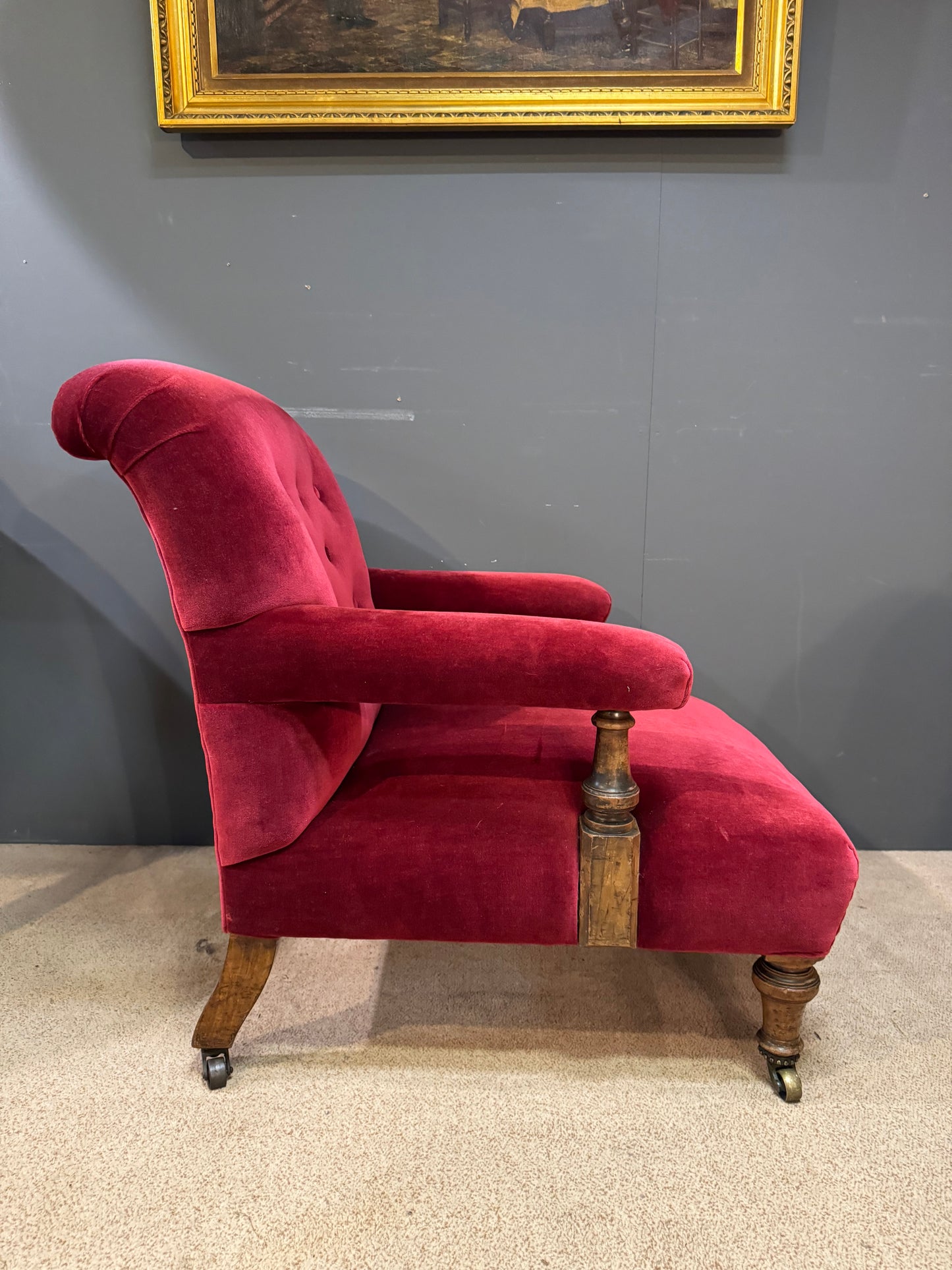 A 19th Century Holland & Sons Open Armchair