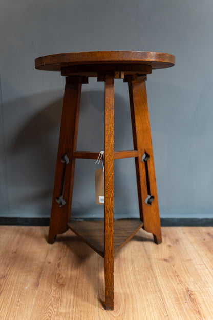 Arts & Crafts Side Table, probably by Liberty