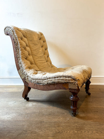 A 19th Century Slipper Chair