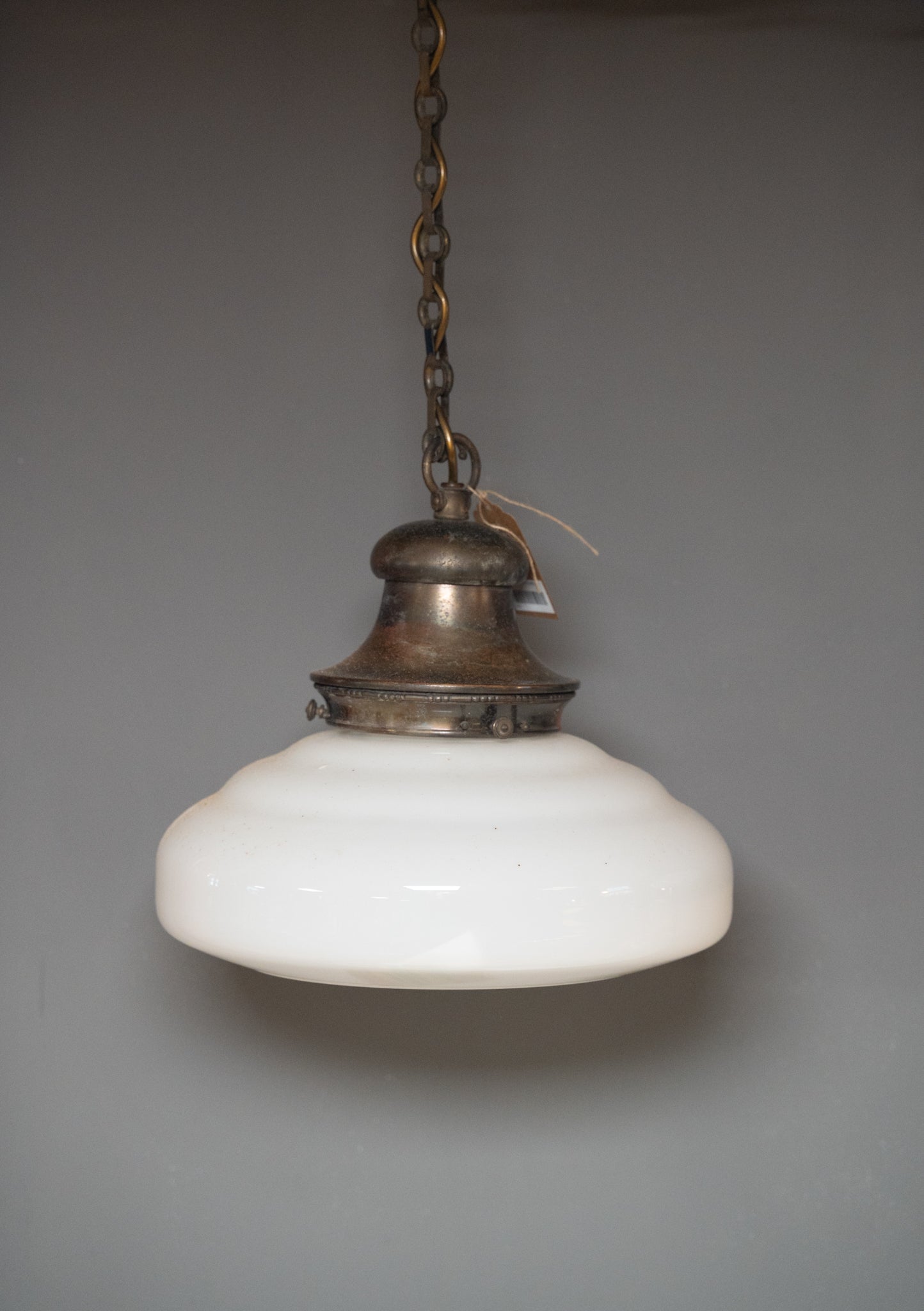 Pair of Opaline Church Lights