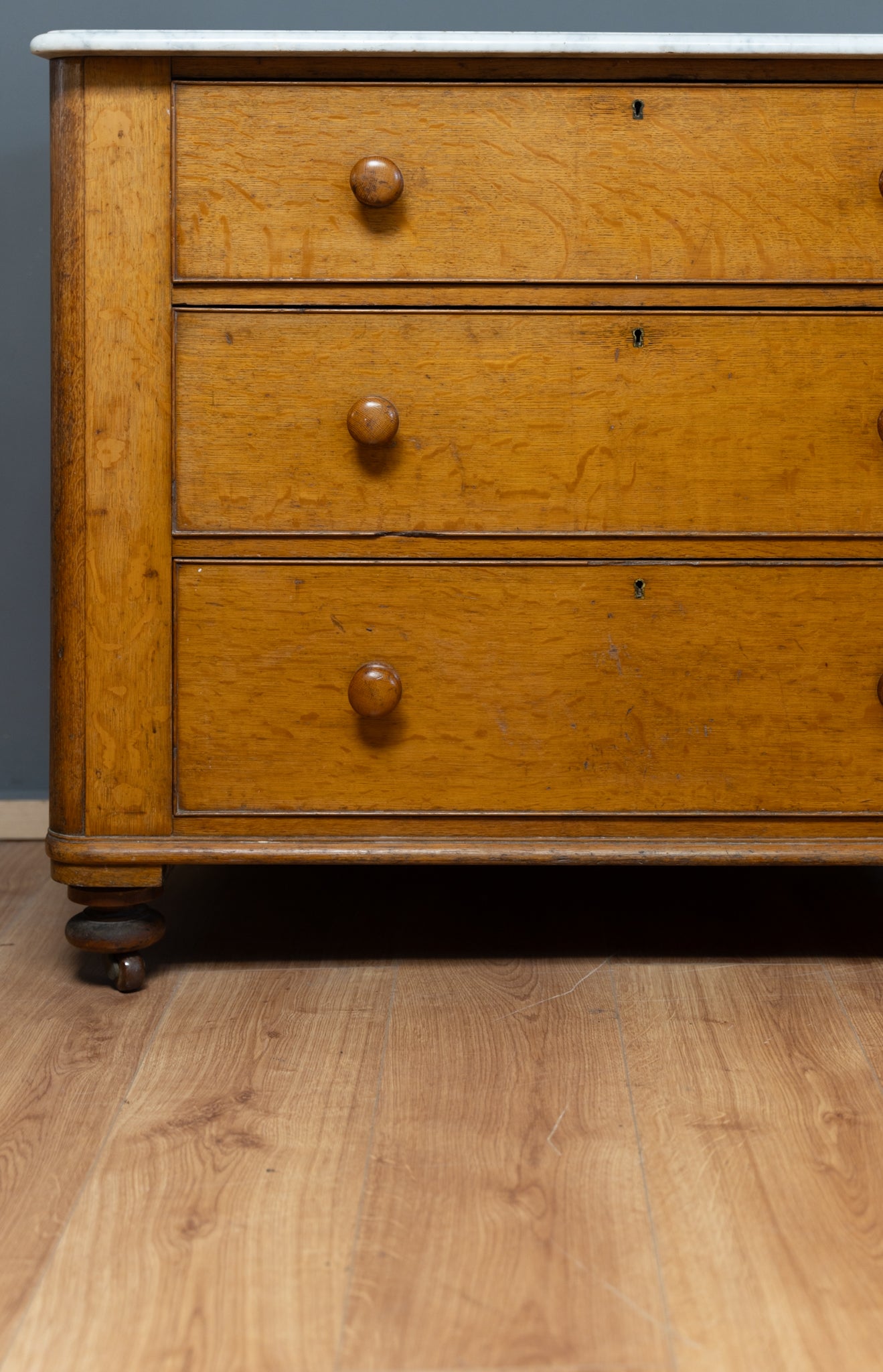 Marble Topped Chest Of Drawers