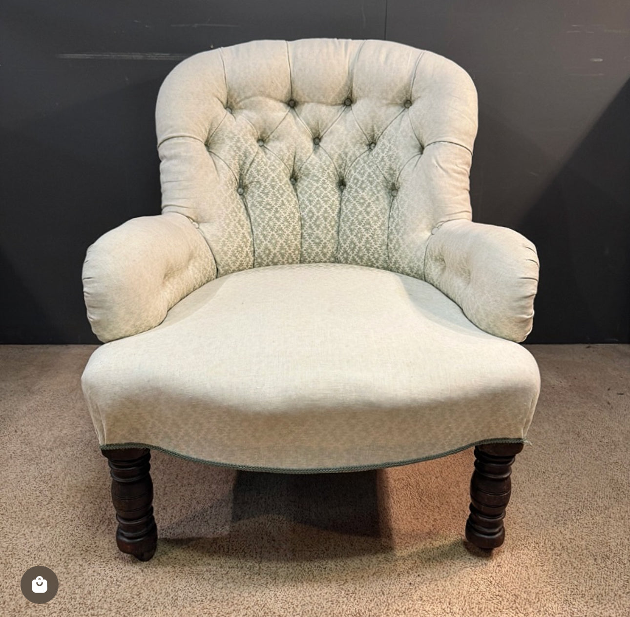 A 19th Century Antique Chair by “Gillows”.