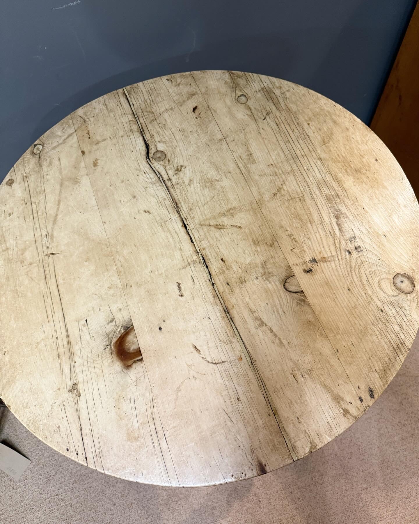 Pine 19th Century Cricket Table