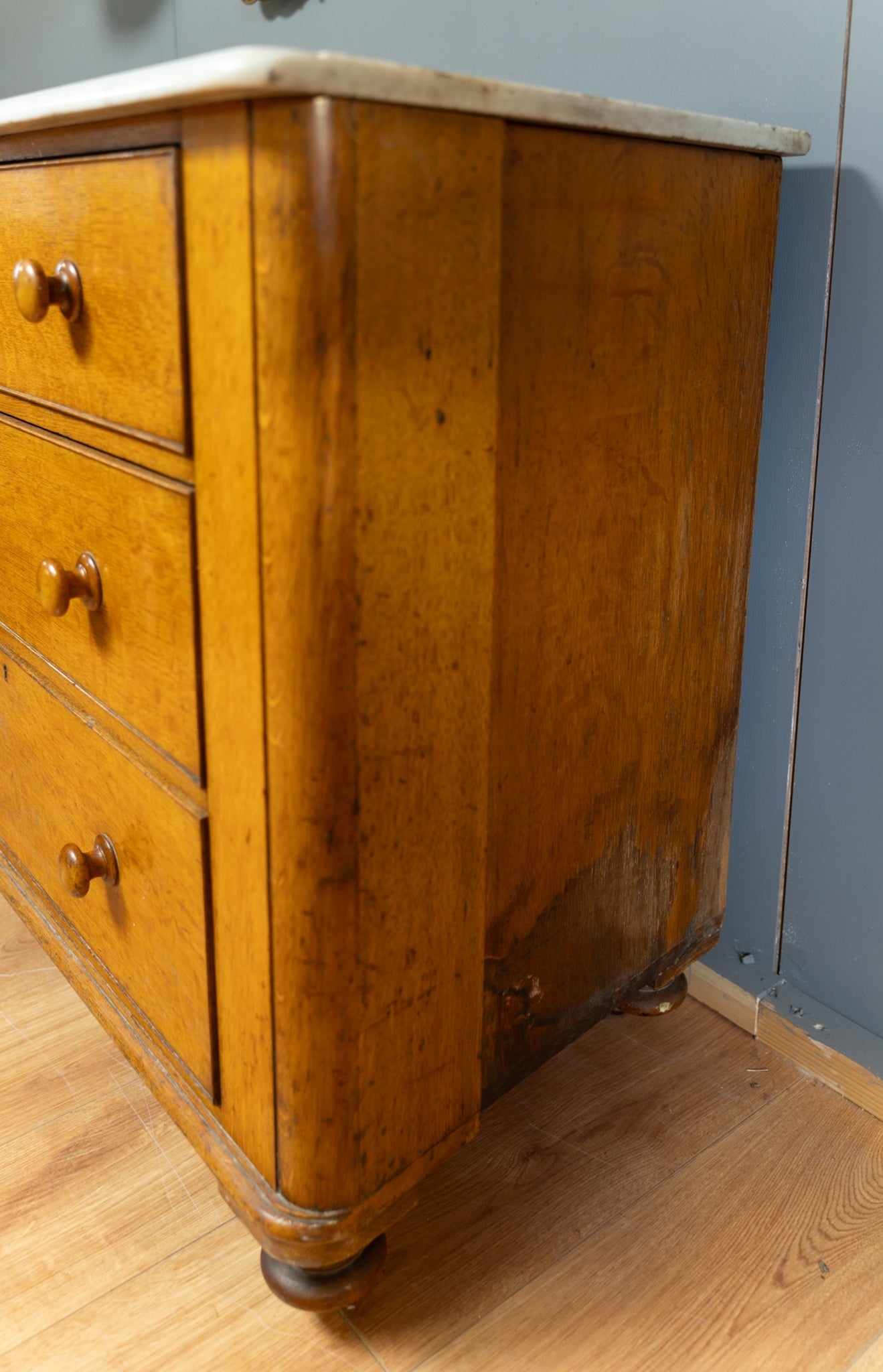 Marble Topped Chest Of Drawers