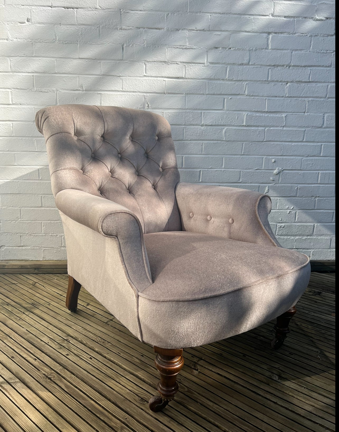 19th Century English Armchair in the manner of Howard & Sons