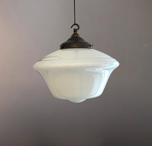 Scottish School Opaline Light