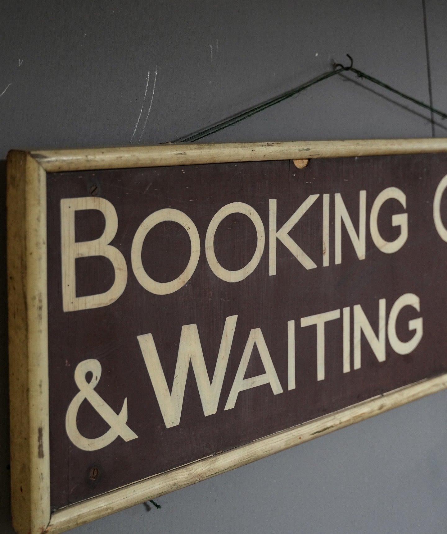 Calne Station Railway Sign